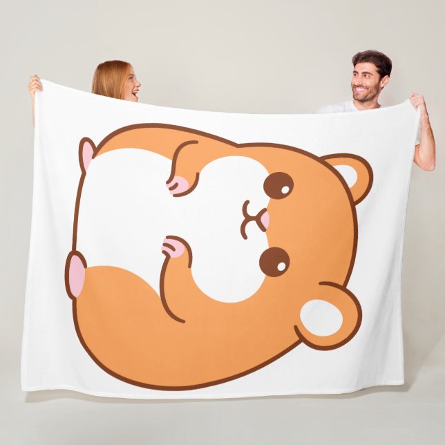 Happy Hamster Fleece Blanket (Beispiel)