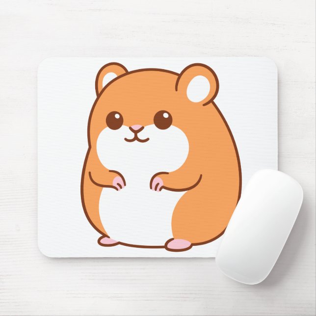 Happy Hamster Mousepad (Mit Mouse)