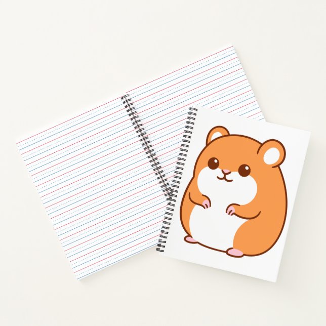 Happy Hamster Notebook Notizbuch (Innenseite)