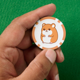 Happy Hamster Poker Chips