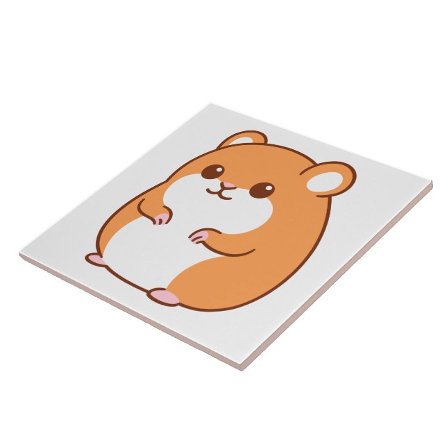 Happy Hamster Tile Fliese (Seite)