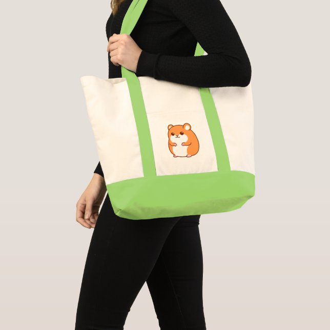 Happy Hamster Tote Bag #2 Tragetasche (Vorderseite (Produkt))