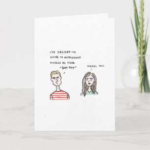 Happy Hannukah für Sie und Ihr Goy Toy Feiertagskarte