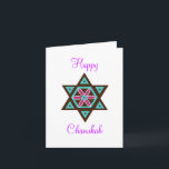 Happy Hanukah Chanukah Feiertagskarte<br><div class="desc">.</div>