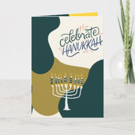 Happy Hanukka! Dankeskarte