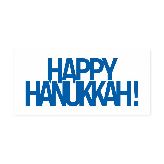 Happy Hanukka! Permastempel (Design)