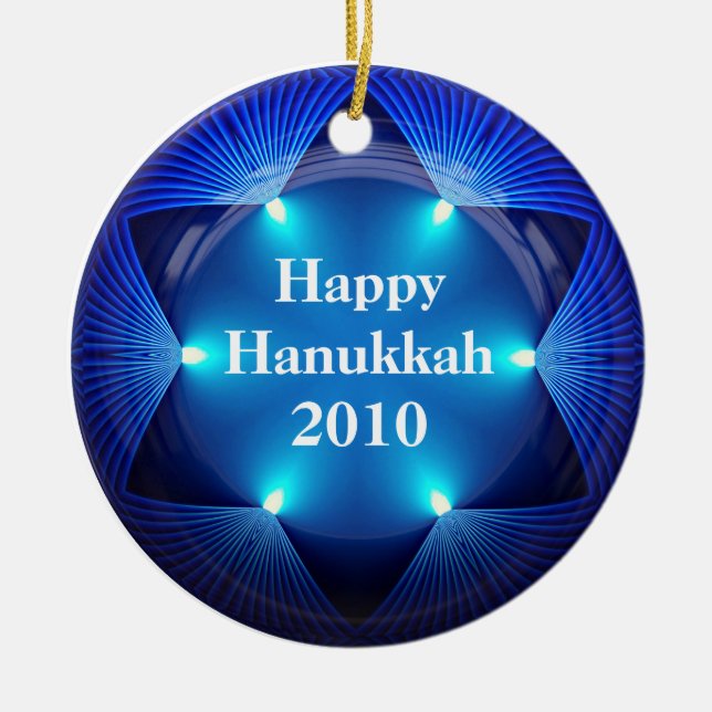 Happy Hanukkah 2010 Ornament (Vorne)