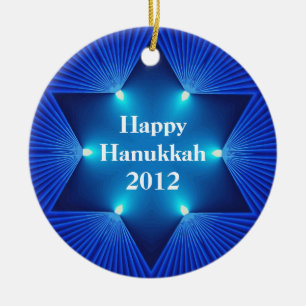 Happy Hanukkah 2012 Ornament