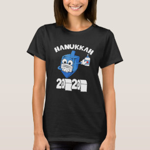 Happy Hanukkah 2020 Dreidel Dabbing Wear Face Mask T-Shirt