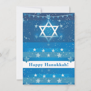 🕎 Happy Hanukkah, benutzerdefinierbar Feiertagskarte