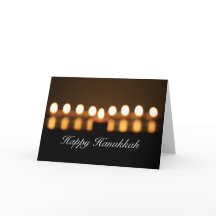 Happy Hanukkah Blank Grußkarte