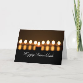 Happy Hanukkah Blank Grußkarte Feiertagskarte