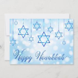 Happy Hanukkah Blue Star von David