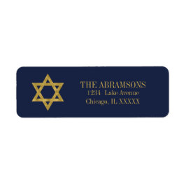 Happy Hanukkah Chanukah Holiday Address Labels