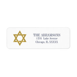 Happy Hanukkah Chanukah Holiday Address Labels