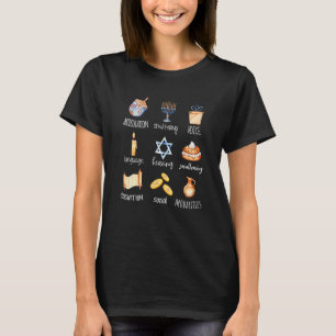 Happy Hanukkah Chanukkah Juwish Holiday Menorah T-Shirt
