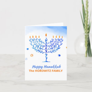 Happy Hanukkah Custom Feiertagskarte