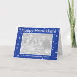 HAPPY HANUKKAH! Customizable Feiertagskarte<br><div class="desc">Wish Your Friends AND Your Legislativlators A HAPPY HANUKKAH With Official Holiday Greetings From My Dog Abstimmungen! Matching Stamps Too!</div>