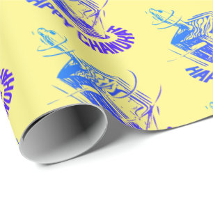 Happy Hanukkah dreidel Geschenkpapier