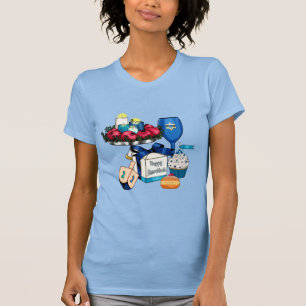 Happy Hanukkah - Dreidel - Star von David T-Shirt