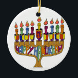 Happy Hanukkah Dreidels Menorah Keramikornament<br><div class="desc">Sie sehen die Lee Hiller Design Collection. Bekleidung, Geschenke & Sammlerstücke Lee Hiller Fotografie oder Digital Art Collection. Sie können ihre Naturfotografie unter http://HikeOurPlanet.com/ ansehen und ihrem Wanderblog im Hot Springs Nationalpark folgen.</div>