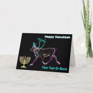 Happy Hanukkah - Elektrische Karibik Feiertagskarte