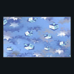 Happy Hanukkah Falling Stars und Dreidels Rechteckiger Aufkleber<br><div class="desc">Sie sehen die Lee Hiller Design Collection. Bekleidung,  Geschenke & Sammlerstücke Lee Hiller Fotografie oder Digital Art Collection. Sie können ihre Naturfotografie unter http://HikeOurPlanet.com/ ansehen und ihrem Wanderblog im Hot Springs Nationalpark folgen.</div>