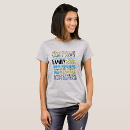 Happy Hanukkah Familie und Freunde T-Shirt