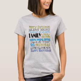 Happy Hanukkah Familie und Freunde T-Shirt