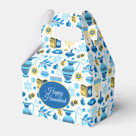 Happy Hanukkah Favor Box Geschenkschachtel