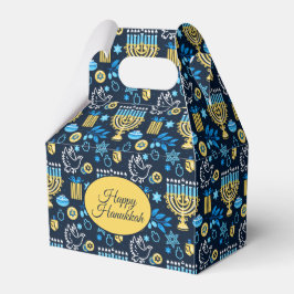 Happy Hanukkah Favor Box Geschenkschachtel