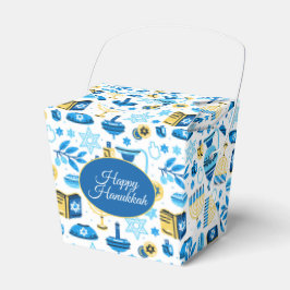 Happy Hanukkah Favor Box Geschenkschachtel
