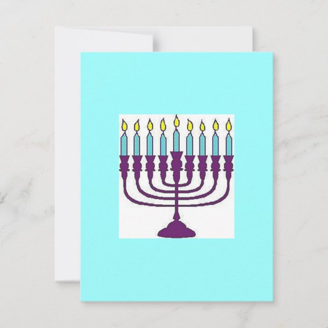 Happy Hanukkah Feiertagskarte (Vorderseite)