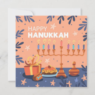 Happy Hanukkah Feiertagskarte