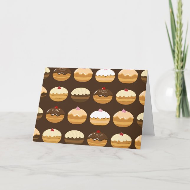 Happy Hanukkah Feiertagskarte (Vorderseite)