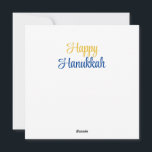 Happy Hanukkah Feiertagskarte<br><div class="desc">Happy Hanukkah,  buntes Design.</div>