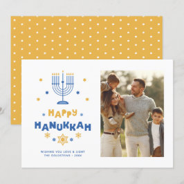 "Happy Hanukkah" Ferienkarte Feiertagskarte