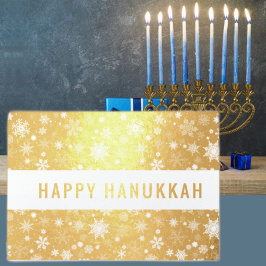 Happy Hanukkah Folienkarte