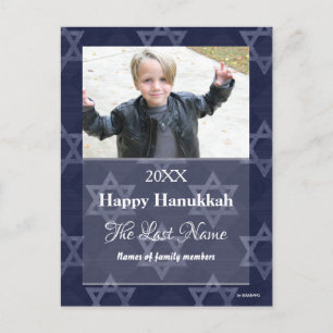 Happy Hanukkah Foto-Postkarte - HAMbWG Feiertagspostkarte
