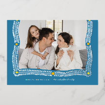 Happy Hanukkah Frame of Light Foto