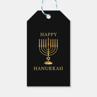 Happy Hanukkah Geschenkanhänger