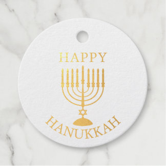 Happy Hanukkah Geschenkanhänger