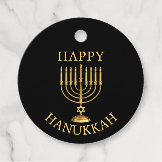 Happy Hanukkah Geschenkanhänger