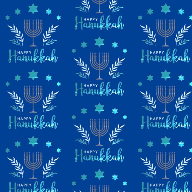 Happy Hanukkah Geschenkpapier (Von Creator hochgeladen)