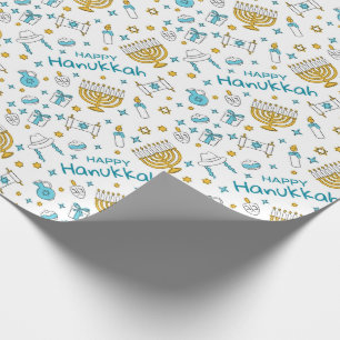 Happy Hanukkah Geschenkpapier