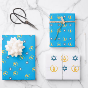 Happy Hanukkah Geschenkpapier Set