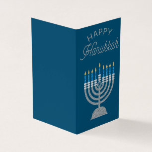 Happy Hanukkah Glitzer Cards 25 Pack
