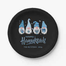 Happy Hanukkah Gnome Funny Family Menorah Dreidel