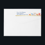 Happy Hanukkah Gold Traditionelle Menorah Symbole<br><div class="desc">Wrap um Label Return Mailing Adresse Schöne Happy Hanukkah Holiday Sticker dekoriert mit Gold Hanukkah Menorah, Dreidel, Hamantaschen Kekse, Glitzern Festive Decorative Background. Für die Erstellung und Anpassung Ihrer persönlichen Urlaub personalisieren Sie die Textvorlage. Saisonale Trendy Grafik Design. Weihnachten & Glück Neujahr Einladungen & Stationery, Mailing Accessoires, Rücksendeadressen-Aufkleber. Hanukkah Festival...</div>