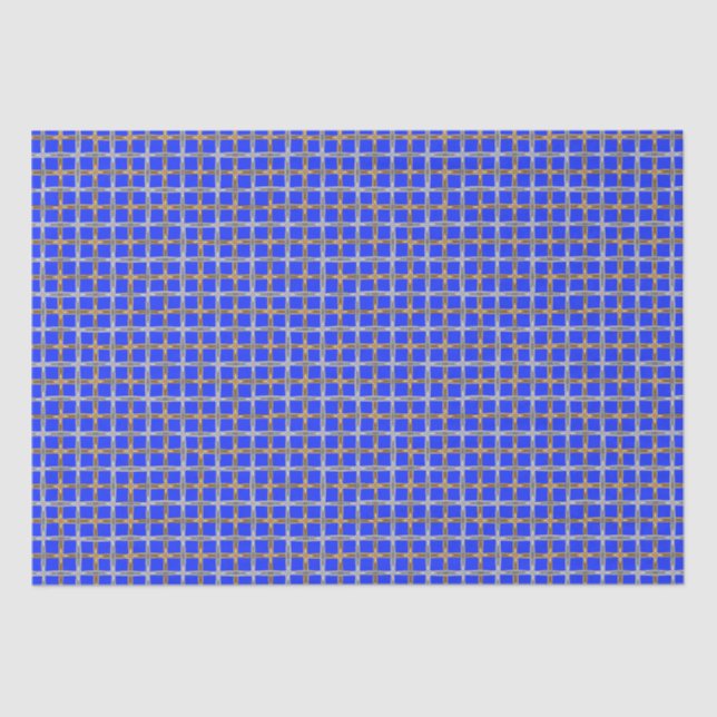 Happy Hanukkah Gold und Silver Laced Seidenpapier (Vorderseite)